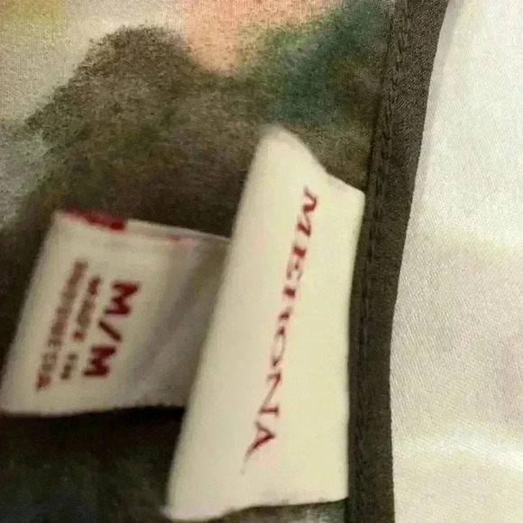 Merona Tank Top Sz M, Brown with Floral back - Picture 3 of 7